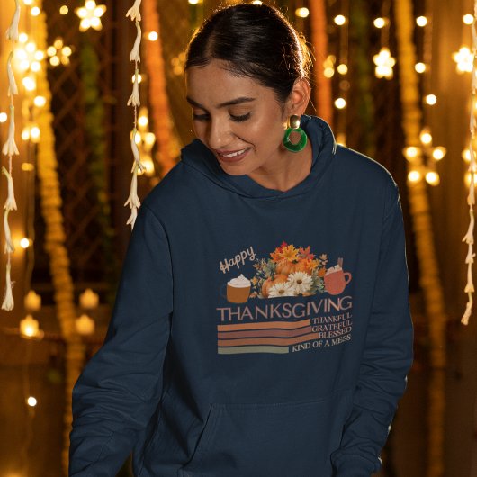 Dankbar für das Design eines gesegneten Erntedanks Hoodie