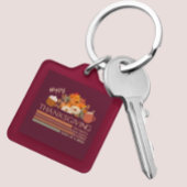 Dankbar für das Design eines gesegneten Erntedanks Schlüsselanhänger