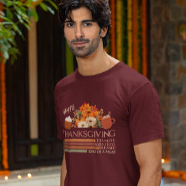 Dankbar für das Design eines gesegneten Erntedanks T-Shirt