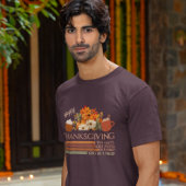 Dankbar für das Design eines gesegneten Erntedanks T-Shirt