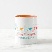 Dankbar für das Geschenk individuell anpassbare Tr Tasse (Zentrum)