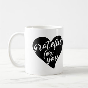 Dankbar für dein Herz Freunde Geschenk Kaffeetasse