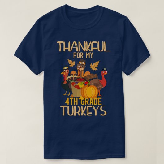 Dankbar für den Erntedank Tee der vierten Klasse (Design vorne)