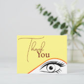 Dankbar für den Visionären Augenchirurg Postkarte (Stehend Vorderseite)