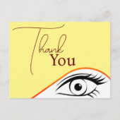 Dankbar für den Visionären Augenchirurg Postkarte (Vorderseite)