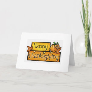 DANKBAR FÜR *DICH* AN THANKSGIVING-KARTE KARTE