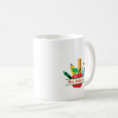 Dankbar für dich Lehrer personalisierter Name Kaffeetasse (VorderseiteRechts)