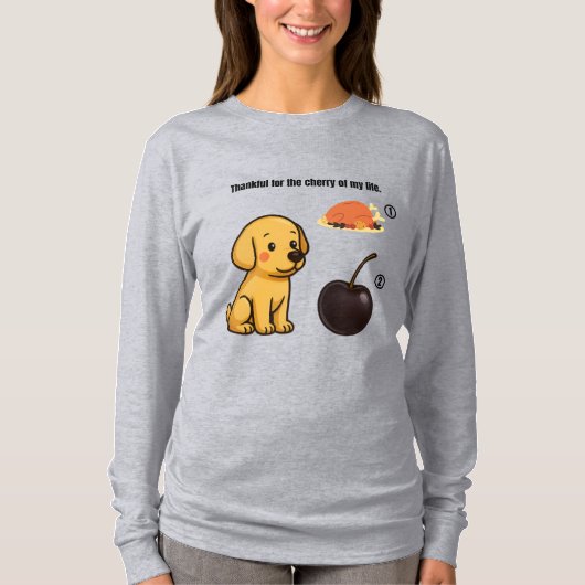 Dankbar für die Kirsche meines Lebens - Niedlicher T-Shirt (Vorderseite)