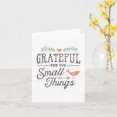 Dankbar für die kleine Grußkarte Karte (Gelbe Blume)