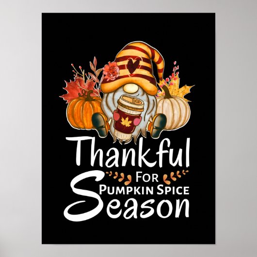 Dankbar für die Spukensaison Poster (Vorne)