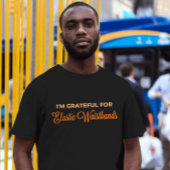 Dankbar für Elastic Waistbands Funny Erntedank T-Shirt