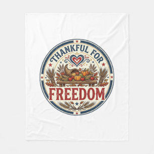 Dankbar Für Freiheit Patriotisch Patriotisch Dank Fleecedecke