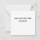 Dankbar für Ihr Script Personalisiert Mitteilungskarte (Rückseite)