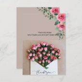 "Dankbar für Ihre Inspiration" Dankeskarte (Vorne/Hinten)