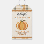 Dankbar für Kunden wie Sie Geschenkanhänger (Vorderseite)