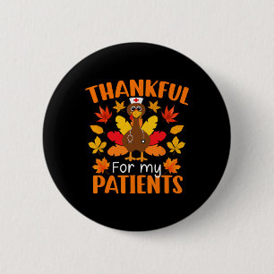 Dankbar Für Mein Patienten-Shirt Lustiges Krankenp Button