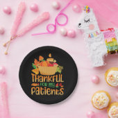 dankbar für meine Patientinnen fallen Erntedank Ta Pappteller (Party)