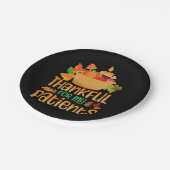 dankbar für meine Patientinnen fallen Erntedank Ta Pappteller (Schrägansicht)