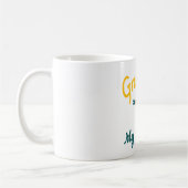 Dankbar für meine Reise individuell anpassbar Kaffeetasse (Links)