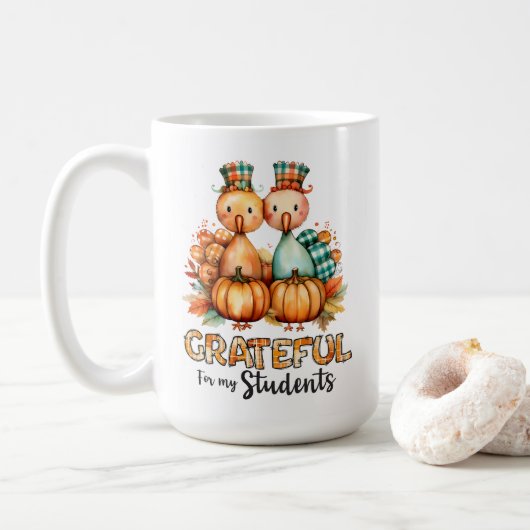 Dankbar für meine Schüler Kaffeetasse (Mit Donut)