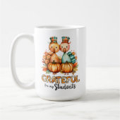 Dankbar für meine Schüler Kaffeetasse (Links)