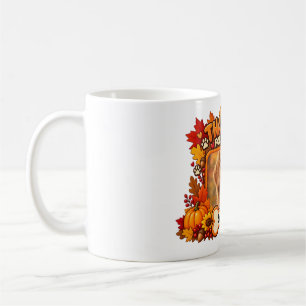 Dankbar für meinen Hund Personalisiertes Thanksgiv Kaffeetasse