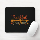 Dankbar Für - Passendes Paar Thanksgiving Mousepad (Mit Mouse)