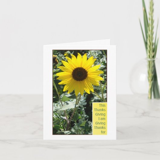 Dankbar für Sie Feiertagskarte (Vorderseite)