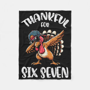 Dankbar für Six Seven 6 7 Meme 67 Erntedankfest Tu Fleecedecke