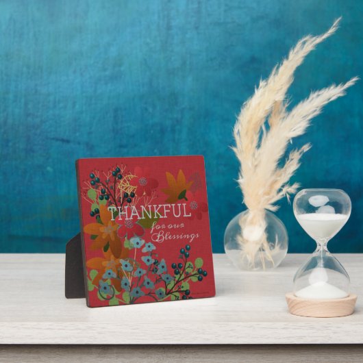 Dankbar für unser Glück | BLUME Fotoplatte (InSitu)