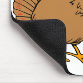 Dankbar für Vegetarier Mousepad (Ecke)