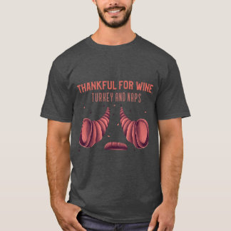 Dankbar für Wein T-Shirt