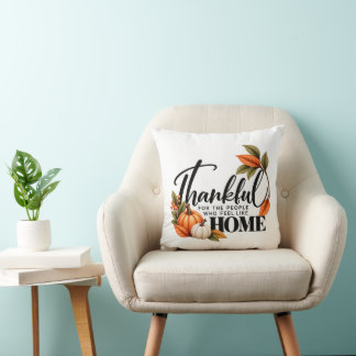Dankbar für Zuhause – Thanksgiving-Kissen Kissen