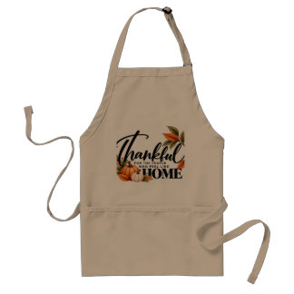 Dankbar für Zuhause - Thanksgiving-Schürze Schürze
