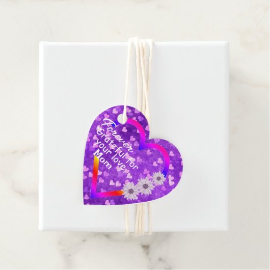 dankbar geschenkanhänger (Beispiel)