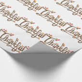 Dankbar Geschenkpapier (Ecke)