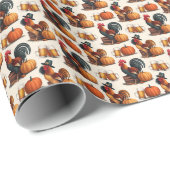 dankbar geschenkpapier (Rolleneckpunkt)