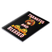 Dankbar Gesegnet 23 US Maple November Erntedank Notizblock (Linke Seite)