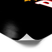 Dankbar Gesegnet 23 US Maple November Erntedank Poster (Ecke)