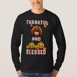 Dankbar Gesegnet 23 US Maple November Erntedank T-Shirt