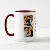 Dankbar gesegnet 4 Foto Name Kaffee Tasse (Links)