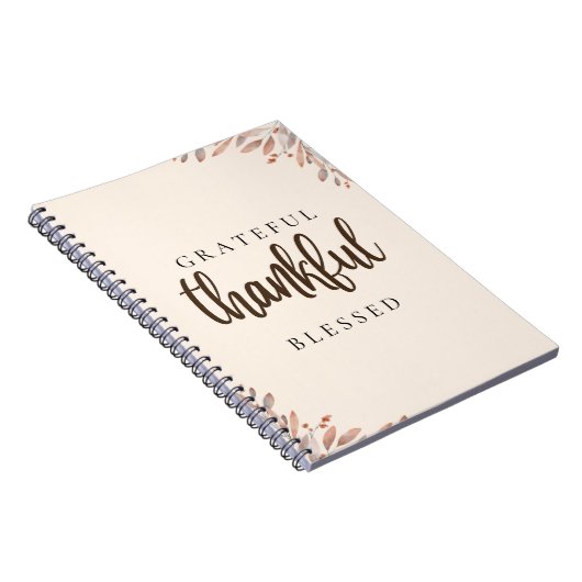 dankbar, gesegnet botanisch notizblock (Rechte Seite)