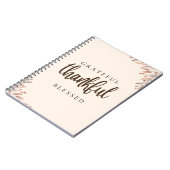 dankbar, gesegnet botanisch notizblock (Linke Seite)