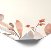 dankbar, gesegnet botanisch poster (Ecke)