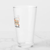Dankbar, gesegnet Cheetah Print Typografy Glas (Links)
