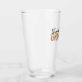 Dankbar, gesegnet Cheetah Print Typografy Glas (Rechts)