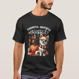 Dankbar, gesegnet Chihuahua Dog Fall Y alle T-Shirt