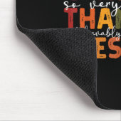 Dankbar gesegnet Christlichen Religiösen als Mousepad (Ecke)