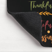 Dankbar Gesegnet Dankbar Dank Geben Lustig Als Mousepad (Ecke)