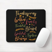 Dankbar Gesegnet Dankbar Dank Geben Lustig Als Mousepad (Mit Mouse)